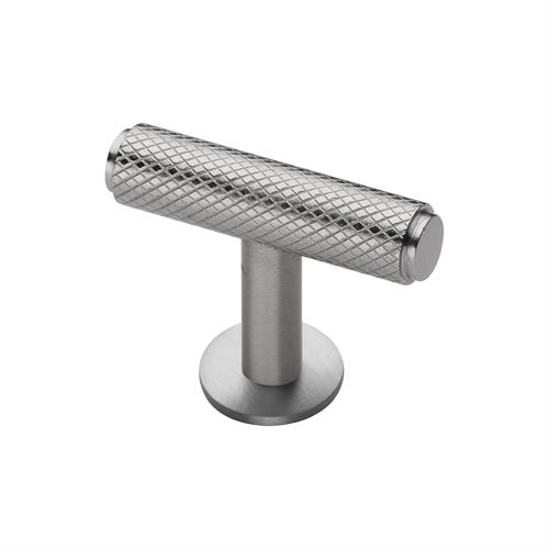 FULL KNURLED T-BAR CUPBOARD DOOR KNOB