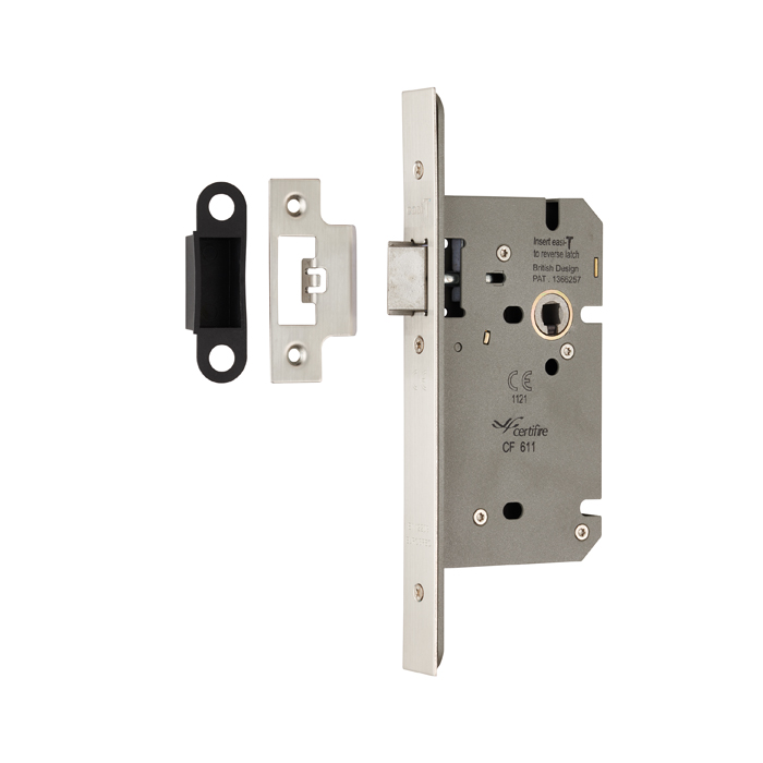 EUROSPEC DIN MORTICE LATCH - FD30/60 FIRE RATED