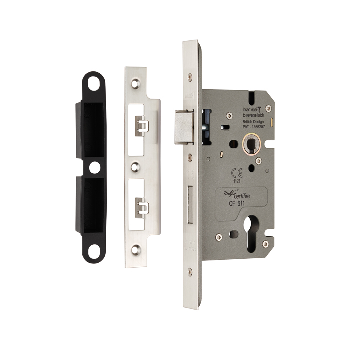 EUROSPEC DIN EURO PROFILE MORTICE SASHLOCK - FD30/60 FIRE RATED