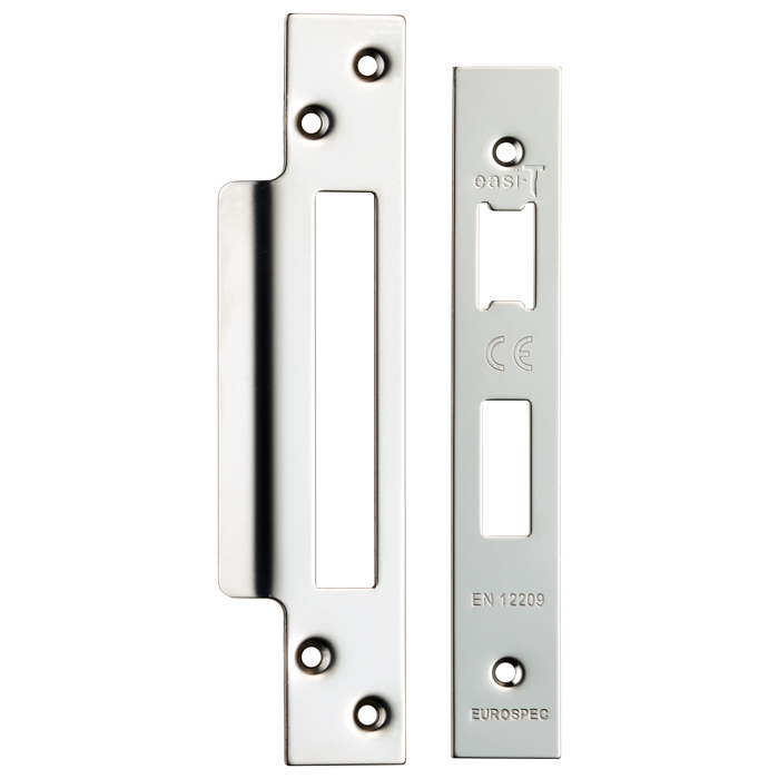 FOREND AND STRIKE TO SUIT EUROSPEC ARCHITECTURAL EURO, 3 LEVER AND BATHROOM SASHLOCK