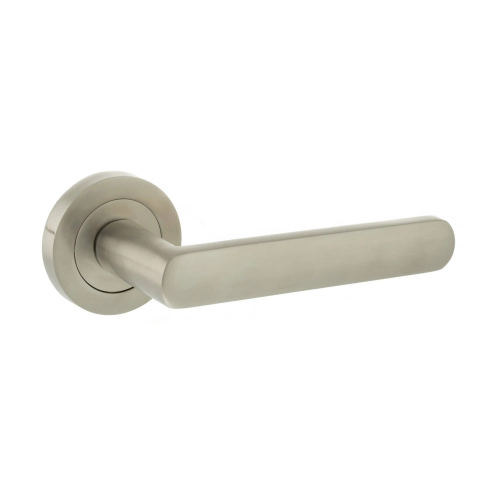 CAROLINA LEVER HANDLE ON ROUND ROSE