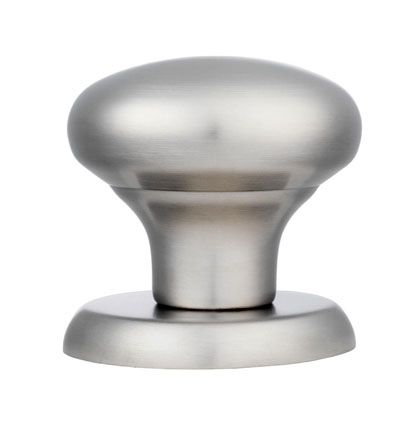 ROUND CENTRE DOOR KNOB WIDE ROSE (GRADE 316)