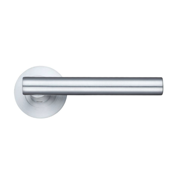 LUCCA T-BAR LEVER HANDLE ON ROUND ROSE