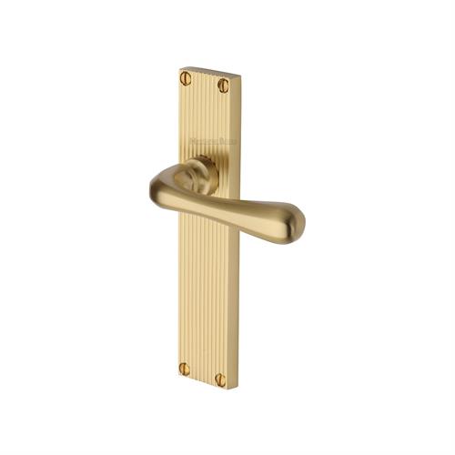 CHARLBURY LEVER HANDLE ON REEDED BACKPLATE