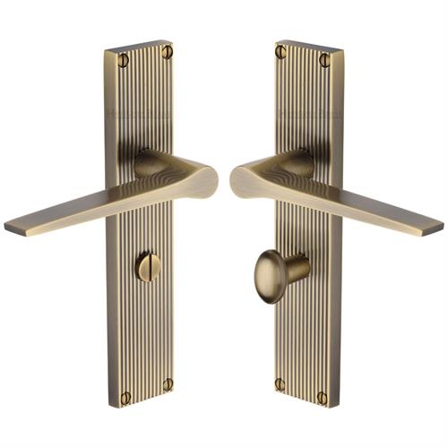 GIO LEVER HANDLE ON REEDED BACKPLATE