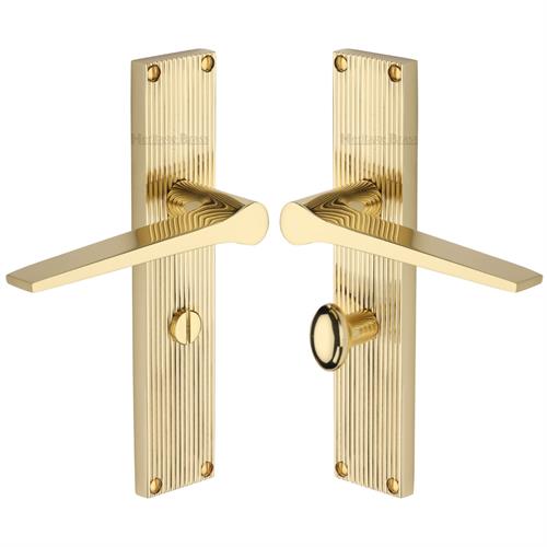 GIO LEVER HANDLE ON REEDED BACKPLATE