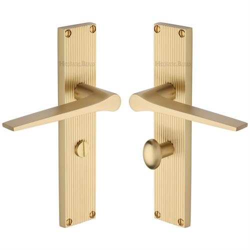 GIO LEVER HANDLE ON REEDED BACKPLATE