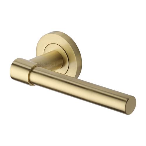 PHEONIX LEVER HANDLE ON ROUND ROSE