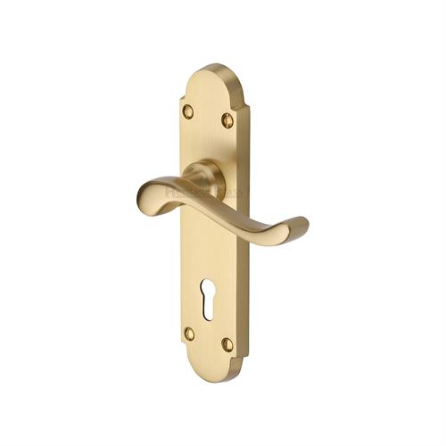 SAVOY LEVER HANDLE ON BACKPLATE