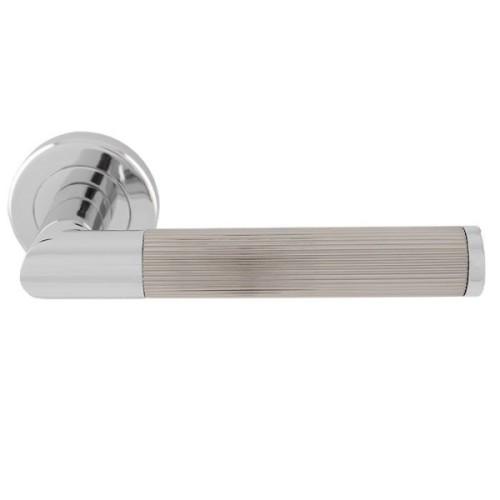 TREND LINES LEVER HANDLE ON ROUND ROSE