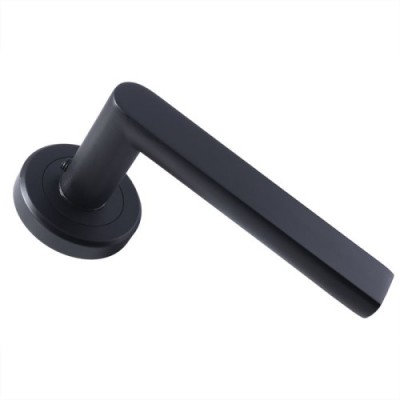 EDGE LEVER HANDLE ON ROUND ROSE