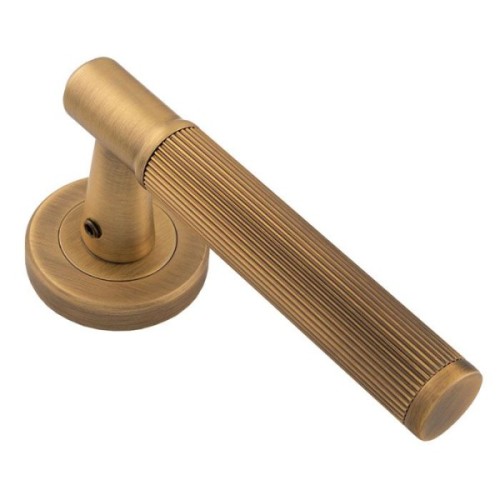 IMAGE LINES LEVER HANDLE ON ROUND ROSE