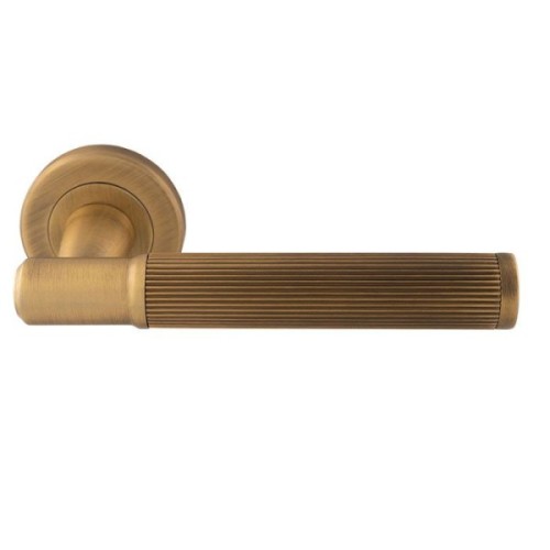 IMAGE LINES LEVER HANDLE ON ROUND ROSE