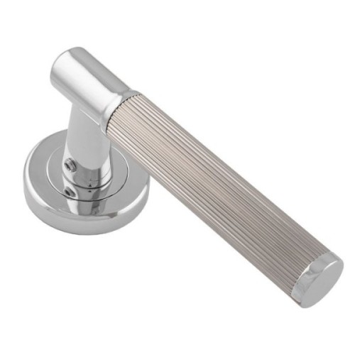 IMAGE LINES LEVER HANDLE ON ROUND ROSE