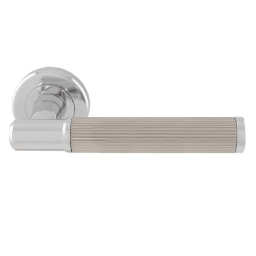 IMAGE LINES LEVER HANDLE ON ROUND ROSE