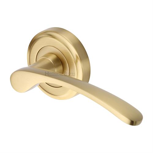 SOPHIA LEVER HANDLE ON ROUND ROSE