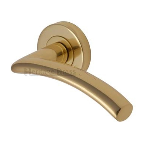 CENTAUR LEVER HANDLE ON ROUND ROSE