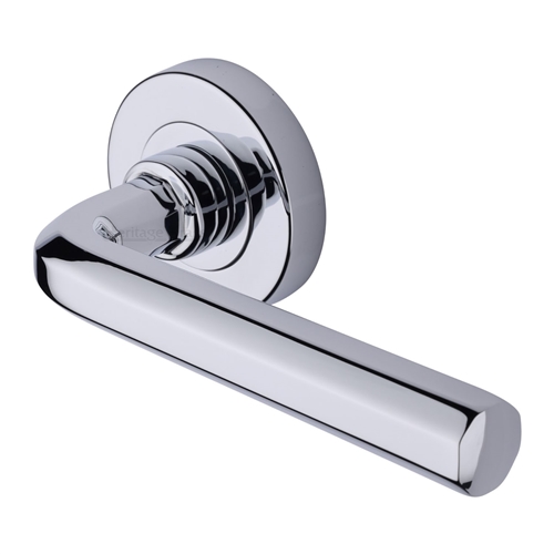 OCTAVE LEVER HANDLE ON ROUND ROSE