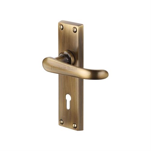 WINDSOR LEVER HANDLE ON BACKPLATE