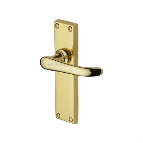 WINDSOR LEVER HANDLE ON BACKPLATE