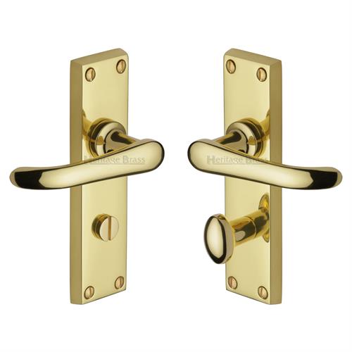 WINDSOR LEVER HANDLE ON BACKPLATE