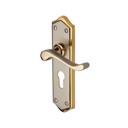 BUCKINGHAM LEVER HANDLE ON BACKPLATE