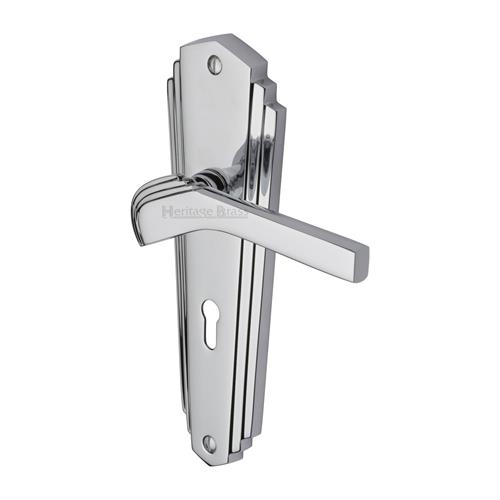 WALDORF LEVER HANDLE ON BACKPLATE