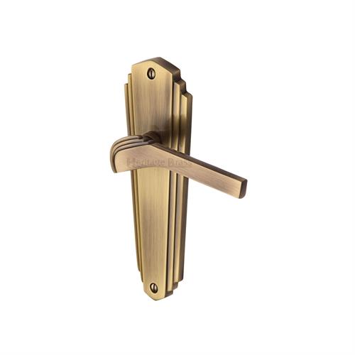 WALDORF LEVER HANDLE ON BACKPLATE