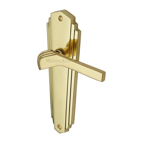 WALDORF LEVER HANDLE ON BACKPLATE