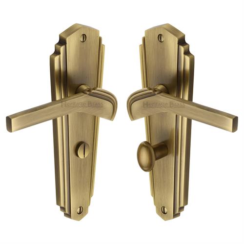 WALDORF LEVER HANDLE ON BACKPLATE