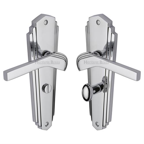 WALDORF LEVER HANDLE ON BACKPLATE