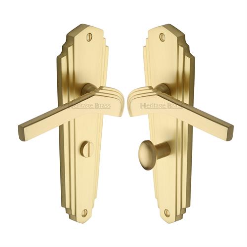 WALDORF LEVER HANDLE ON BACKPLATE