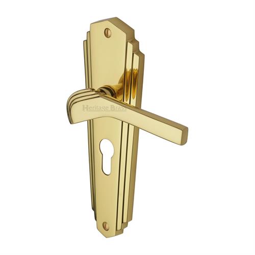 WALDORF LEVER HANDLE ON BACKPLATE