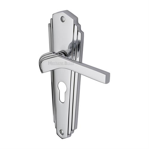 WALDORF LEVER HANDLE ON BACKPLATE