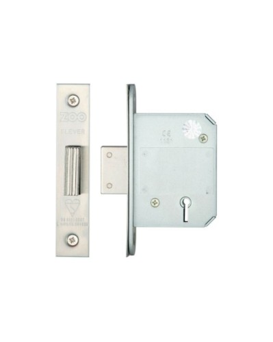 ZOO 5 LEVER BRITISH STANDARD RATED MORTICE DEADLOCK