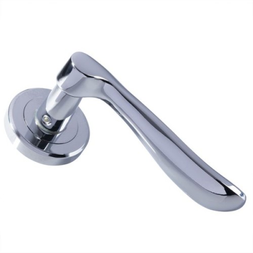 VERDUN LEVER HANDLE ON ROUND ROSE