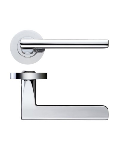 VENICE LEVER HANDLE ON ROUND ROSE