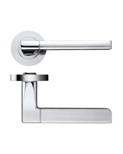 VENICE LEVER HANDLE ON ROUND ROSE