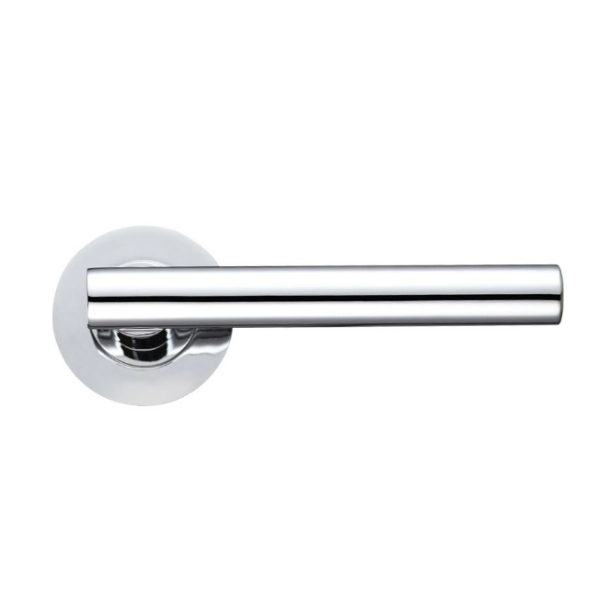 LUCCA T-BAR LEVER HANDLE ON ROUND ROSE